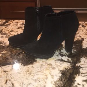 BCBG platform booties